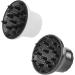 Adjustable Universal Hair Diffuser Nozzle for Natural Curly Wavy Hair - Black - Buy Online on GoSupps.com