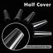 Clear Coffin Nail Tips - 500pcs Professional Half Cover Ballerina French Nail Tips | INFELING - False Fake Nail Tips for Acrylic Nails | 10 Sizes A-Coffin Nail Tips Clear with Box - Buy Online on GoSupps.com