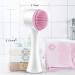 USB Manual Facial Cleansing Brush 2-in-1 Skin Care face Brush Silicone Facial Scrubber Manual Dual Face Wash Brush for Deep Pore Exfoliation Massaging (Blue/Pink)-Pink Blue pink - Buy Online on GoSupps.com