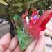 150g Crystal Cluster Natural Reiki Angel Quartz Cluster Green and Red Titanium Cluster Reiki Stones - Buy Online on GoSupps.com