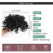 Dirty Messy Bun Short Curly Ponytail Extension | Synthetic Hair Scrunching Large Bun with Clip - Black - Buy Online on GoSupps.com