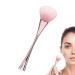 lyanny Blush Brush for Cheeks - Loose Powder Standing Brush Powder Foundation & Face Makeup Cosmetic Brushes Brush for Flawlessly Contouring & Defining Standing four-leaf clover makeup brush gold + PVC
