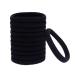 Liujzzj hair tie 20 pieces hair tie black made of high quality cotton women thick and curly hair elastic hair band headband hair bands rubber bands accessories for women & girls suitable 20 pieces