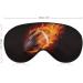 Buy American Football Fire Flames Sleeping Mask - Adjustable Soft Eye Mask for Men Women Boys & Girls | Light-Blocking Blindfold for Comfortable Sleep - Buy Online on GoSupps.com
