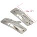100 pcs 50mm 2" Square Metal Snap Prong Clamp Clip Cross Barrette Butterfly for Girl Hair Bows Nickel - Buy Online on GoSupps.com