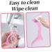 Housoutil Silicone Molds Silicone Makeup Stencil Brow Shaping Template Beauty Tools Eye Protection Miss 17.3x5.9cm Pink - Buy Online on GoSupps.com