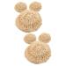 Housoutil 6 Pcs Cleaning Bath Ball Exfoliating Loofah Pad Sponges for Bathing Shower Loofah Esponja para Ba arse Natural Shower Brush Bath Sponge Bath Shower Ball Body Sisal Shower Supplies