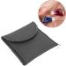 Portable PU Leather Hearing Aid Case - Compact Pocket-Sized Black Bag for Amplifiers - Buy Online on GoSupps.com