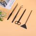 Mipcase 12pcs Scissors Onion Cutter & Tweezers Set | Aquatic Plants Flat Sand Shovel | Medium & Black - Buy Online on GoSupps.com