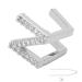 Hip Hop Tooth Decoration for Halloween Fashionable Copper Tooth Accessory (Silver) N Silver