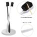 Patelai 8-Piece Soft Toothbrush Set with Micro Nano Extra Soft Bristles - Ideal for Oral Gum Recession - Adults, Kids, Child - Black & White Handle - Buy Online on GoSupps.com