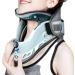 SSDDLZEQ Neck Brace Medical Cervical Neck Traction Device with 6 Arc Air Columns and Removable Air Pump Adjustable Tension