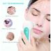 CLSEVXY Waterproof Facial Cleansing Spin Brush Set - Electric Face Scrubber with 3 Exfoliating Brush Heads for Gentle Exfoliation - Cyan - Buy Online on GoSupps.com