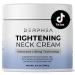 Neck Cream For Tightening And Firming: Advanced Neck Tightening Cream - Tighten And Lift Neck Cream For Wrinkle & Fine lines - Loose & Sagging Skin On Face Neck Chest & Decollete - 3.4 Oz 3.4 Fl Oz (Pack of 1) Blue