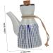 Zerodeko 2pcs Ceramic Soy Sauce Pot Seasoning Container Shoyu Dispenser Sauce Container Soy Sauce Dispenser Syrup Ceramic Soy Sauce Container Syrup Dispenser Oil Storage Tank Ceramics Wood 7X7X12CMx2pcs Assorted Colorx2pcs - Buy Online on GoSupps.com