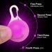 2 Clip On Light Up Dog Collar with Carabiner Dog Collar Waterproof Dog Pet Lights Safety Night Walking Running Lights Glowing Dog Collar with 3 Modes Flashing for Small Medium Large Dog Pink - Buy Online on GoSupps.com