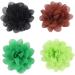 20 Pcs Women Chiffon Flower Hair Clips Flower Hair Clips for Baby Girl Kids Etc Color Mixing - Buy Online on GoSupps.com