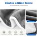 Qoier Double Sided Fluffy Winter Blanket - Lightweight Gray Bedspread for Adults & Kids | Cozy Home Office Essential - Buy Online on GoSupps.com
