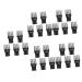 Didiseaon 25 Pcs Hair Dryer Comb Blow Dryer Comb Bachelorette Party Hairdressing Tool Hair Dryer Nozzle Adapter Wide-tooth Comb Attachment Hair Dryer Diffuser Collector Plastic Modeling 13x6cmx5pcs Blackx5pcs