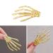 2Pcs Metal Skeleton Hands Hair Clips for Halloween Party | Alligator Hairclips for Women and Girls - Buy Online on GoSupps.com