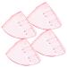Baluue Safety Glasses Side Shields 2 pairs Flexible Slip on Side Shields for Eyeglasse Eyeglasses Frames Rosy