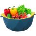 Vegetable Washing | 2 in 1 Colanders for Food Fruit and Vegetables - Washing Fruit and Vegetables Food Quality Drain Filter 2 in 1 Colander Fulenyi - Buy Online on GoSupps.com