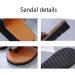 Comfortable Women's Orthopedic Platform Sandals - PU Leather Flat Sole Big Toe Correction for Beach & Travel - Buy Online on GoSupps.com