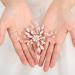Heread Pearl Bride Wedding Hair Pins - Crystal Bridal Headpiece for Women and Girls (Rose Gold) - Buy Online on GoSupps.com