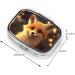 Cute Fox Printed Square Pill Box | Portable Travel Medicine Organizer | International Shipping - Buy Online on GoSupps.com