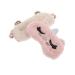 FRCOLOR 2pcs Cat Eye Mask Eyeshade Cover Eye Shade Sleeping Eye Patch Unicorn Fake Teeth Eye Shadows Leaf Shaped Soap Holder Blindfold Home Eye Cover Polyester Animal Newborn White Liner