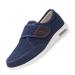 Diabetic Walking Shoes for Women Women's Diabetic Slippers Wide Fit Sandals with Open Toe Adjustable Orthopedic Footwear for Wide Swollen Blue 9.5