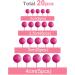 Astaron 20pcs Hot Pink Mini Balloon Cake Toppers | Wedding Baby and Birthday Party Decorations - Buy Online on GoSupps.com