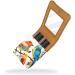 Buy Stylish Leather Lipstick Case with Mirror - Mini Lip Gloss Organizer | Bird Abstract Tree Flower Design - Buy Online on GoSupps.com