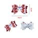Patriotic Glitter Hair Bow Clips - Independence Day American Flag Hair Pins for Kids Girls - Buy Online on GoSupps.com