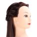 Hairdresser Shop Window Doll Head - Dark Brown Hair Braiding Practice Tool for Beauty Schools & Salons - Buy Online on GoSupps.com