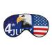 Happy 4th of July Independence Day Sleep Masks Eye Cover Blackout with Adjustable Elastic Strap Night Blindfold for Women Men Yoga Travel Nap
