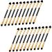 NOLITOY 60 Pcs Double Ended Eyeshadow Brush Eye Makeup Tool Eye Brush Precision Eye Shadow Brush Precision Eyeshadow Brush Eye Makeup Kit Eye Makeup Brush Eyeshadow Brush for Women 12.50X0.50X0.50CMx3pcs Goldenx3pcs - Buy Online on GoSupps.com
