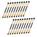 WOONEKY 20pcs Double Ended Eyeshadow Brush Precision Eye Shadow Brush Eye Makeup Brush Eye Brush for Makeup Eye Shadow Brush for Makeup Eye Makeup Kit Eyeshadow Makeup Brush