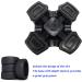 BRMDT Quad Walking Cane Rubber Tips Replacement Fit on 3/4" Sticks Non-Slip Self-Standing Cane tip Quadruple Stable Feet Pad for Walking Sticks - Buy Online on GoSupps.com
