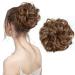 CPJJ 1 item Fluffy meatball head Hair ponytail extension Fake ponytail Hairpiece Hair Ribbon Ponytail Extensions Hair Extensions Wavy Curly Messy Hair Bun Extensions Donut Hair Chignons(B)