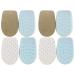 NOLITOY 4 Pairs Inner Height Increasing Insole Latex Increase Insole Shoe Pads Height Increase Insole Inner Heightening Shoe Pad