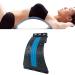 Verdant Touch Back Cracking Device - Adjustable Lumbar Back Massager Board & Spine Deck - 4 Level Blue & Black for Ultimate Back Relief - Buy Online on GoSupps.com