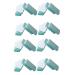 KVSERT 40 Pieces Series 2 Ways Nail Art File Buffer Smooth Manicure Tips Tools