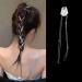 Silver Crystal Tassel Hair Clips Chains - 5 Piece Set for Women and Girls - Buy Online on GoSupps.com