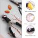 Orfofe 3ST Catpote Protection Zonge Cover Cap - Soft PVC Eyebrow Scissors & Paw Scissors Sleeve for Child Manicure & Grooming - Buy Online on GoSupps.com