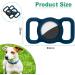 Ainiv Silicone Protection Case for Apple Airtag - 2-Piece Set in Black & Blue | Durable Pet Collar Accessories for Dog & Cat Tracking - Buy Online on GoSupps.com
