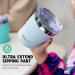 Mollcity Kids 9oz Stainless Steel Insulated Sippy Cup - Sky Blue | BPA Free, Spill Proof with Straws and Lids - Buy Online on GoSupps.com