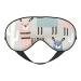 BREAUX Llama Cactus Print Double Sided Eye Mask Blackout Eye Mask All Night Sleep Eye Mask for Women Men