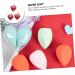 minkissy 3 Boxes Heart-shaped Makeup Sponge Cleaning Brush Cream Paint Tool Makeup Applicator Sponge Blending Sponge Blending Puff Girls Peach Heart Powder Hydrophilic Polyurethane Travel - Buy Online on GoSupps.com