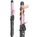 Wavytalk 1 Inch Rotating Curling Iron - Get Effortless Waves with Self Rotating Barrel up to 430 F with Home Button Dual Voltage Rose Gold